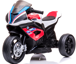 Детский электромотоцикл на аккумуляторе BMW HP4, красный BMW HP4 red фото