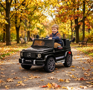 Дитячий автомобіль кабріолет на акумуляторі MERCEDES G63 AMG чорний G63 фото