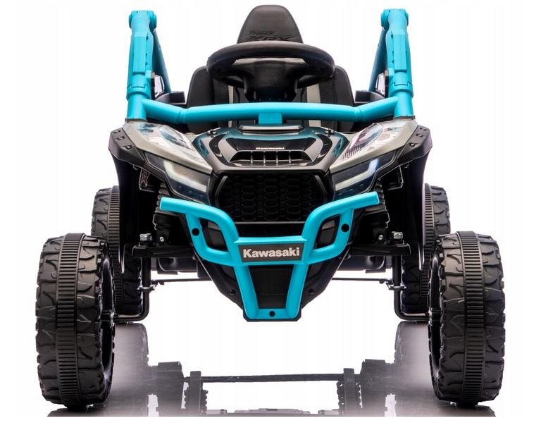 Дитячий електромобіль KAWASAKI TERYX UTV 4x4, блакитний JS330 фото