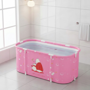 Раскладная детска ванночка розовая 115&times;60&times;50 см DS2820 фото
