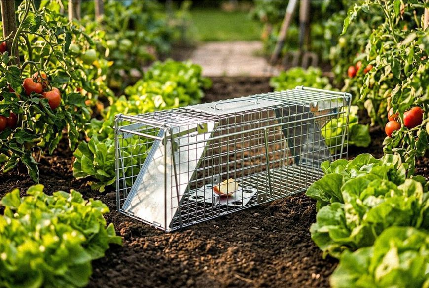 Живоловка ловушка для отлова котов, кустей, хорьков и других животных Q25D1 фото