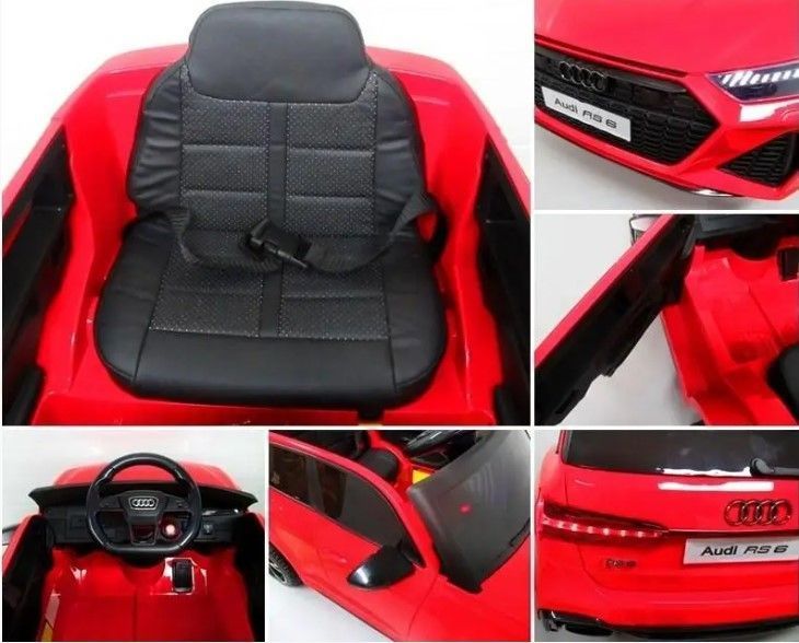 Дитячий автомобіль AUDI RS6 GT Red BRD-2118-1 фото