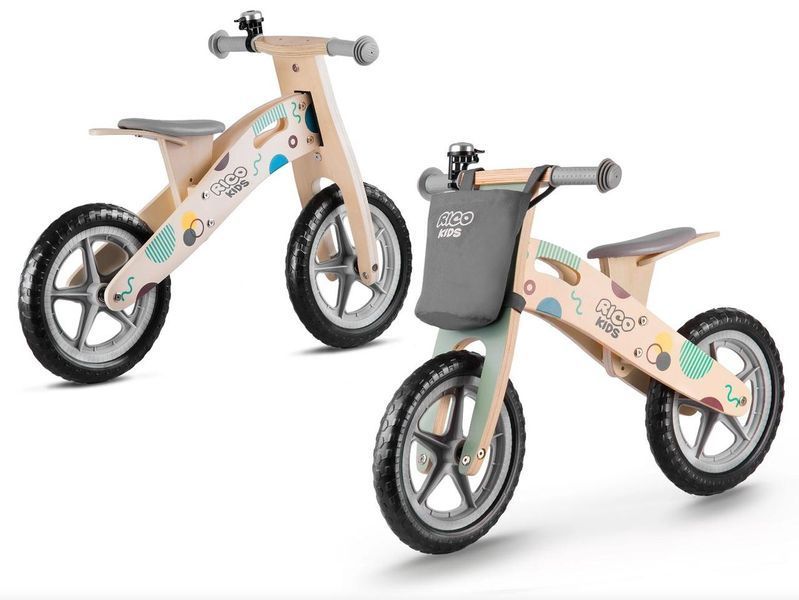 Велобіг дерев'яний Ricokids RC-611 сірий 7610 7610 фото
