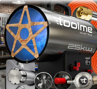 Газова теплова гармата Toolme TM183 &mdash; 25 кВт  TM183 фото